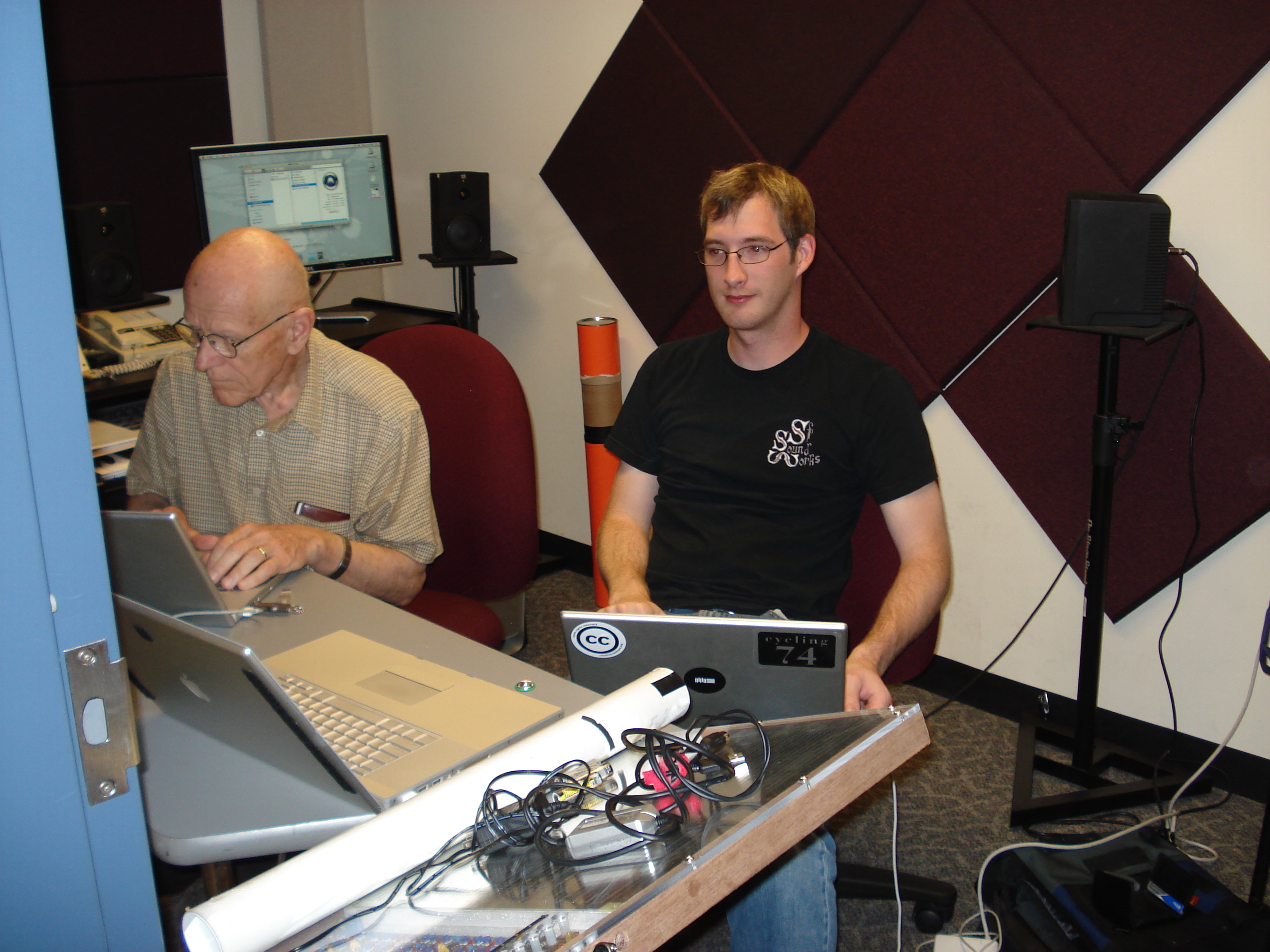 Max Mathews and Barry Threw at Berklee
